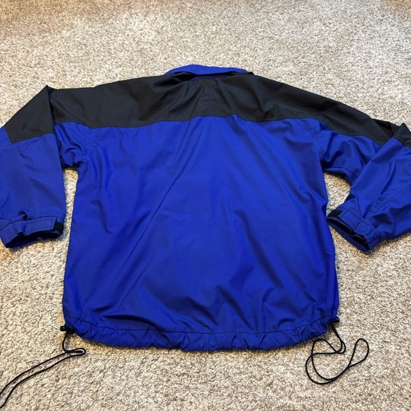 The North Face Jacket Mens Large Blue Black Hooded Full Zip Long Sleeve - Picture 6 of 13